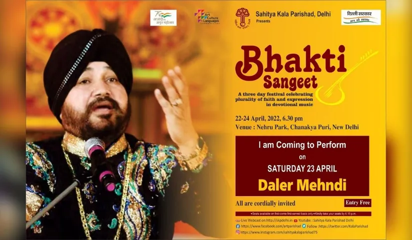 Daler Mehndi spellbinds audiences in his Bhakti avatar... BY Vini Aggarwal