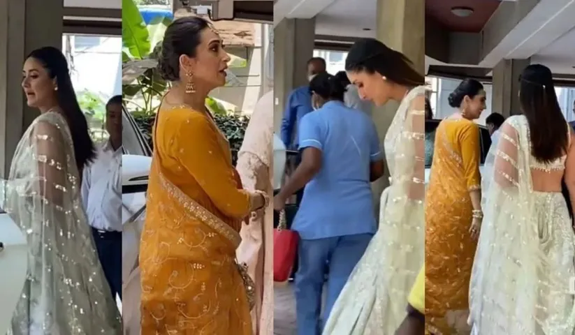 Karishma Kapoor, Kareena Kapoor, Karan Johar, Ayan Mukerji and other reached at Ranbir & Alia's Sagai Ceremony
