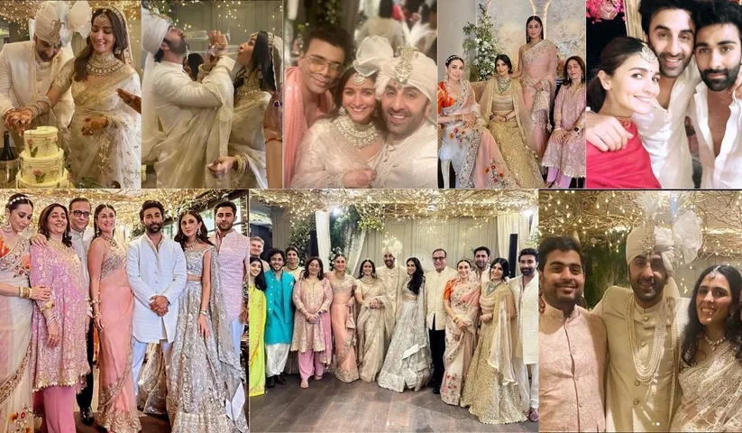 Inside photos and Videos from Alia and Ranbir's wedding are getting viral