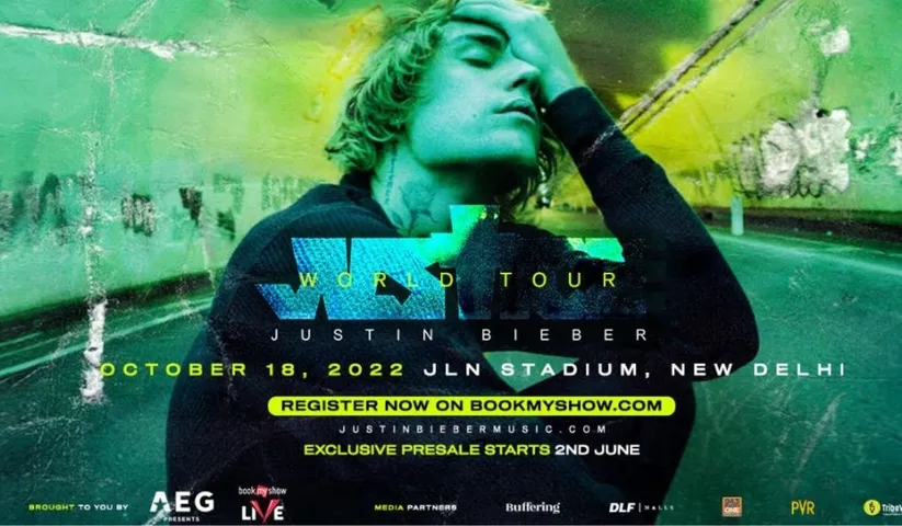 JUSTIN BIEBER JUSTICE WORLD TOUR COMES TO NEW DELHI, INDIA