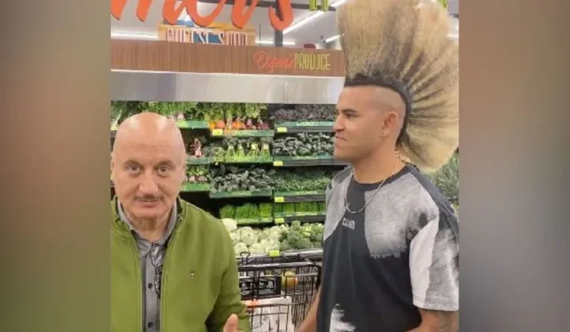 Here’s a peep into Anupam Kher’s ‘hair-raising’ moments in Los Angeles
