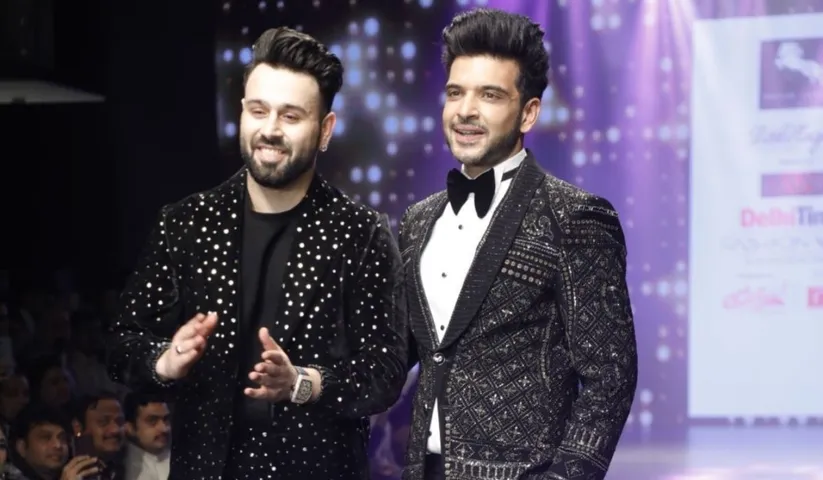 Karan Kundrra shines as a showstopper for designer Mayank Chawla at a fashion show