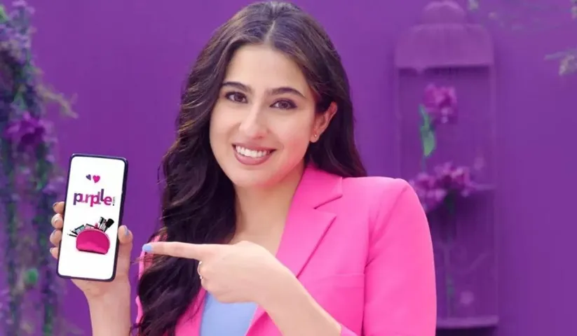 SARA ALI KHAN CELEBRATES PURPLLE AS HAR INDIAN KA BEAUTY DESTINATION