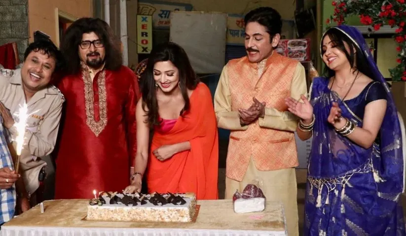 Vidisha Srivastava celebrates her birthday with &TV’s Bhabiji Ghar Par Hai’s cast and crew!
