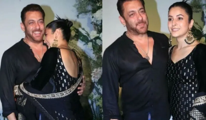 Shehnaaz Gill and Salman Khan were seen sharing a cute bonding at Eid party