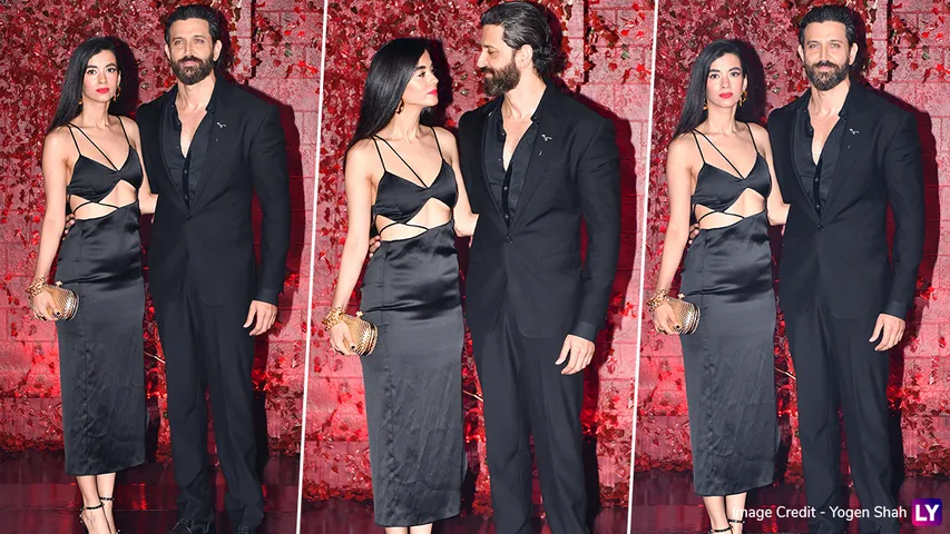 Hrithik Roshan reached with girlfriend Saba Azad at Karan Johar's birthday party