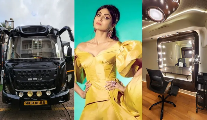 Megastar Shilpa Shetty becomes the first Bollywood actress to get a first-of-its-kind vanity van