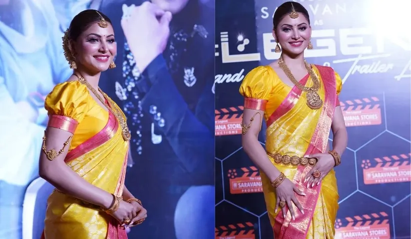 Urvashi Rautela becomes the First Youngest Pan-Indian Actress as she performs in front of 50 thousand people at the trailer launch of her film The legend