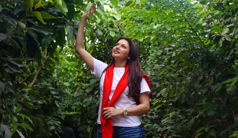 Actor Bhagyashree Patwardhan celebrates World Environment Day