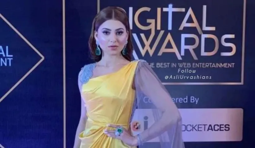 Urvashi Rautela Adds another Title Under Her Kitty, Awarded As "India's Pride and Global Icon of the Year At The IWMBuzz Digital Awards 2022