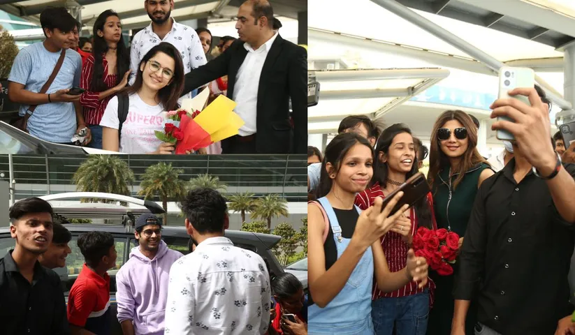 Shilpa Shetty, Abhimanyu & Shirley Setia spread the Nikamma Magic in Delhi