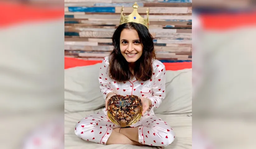 Actress Perneet Chauhan is blessed as she has a working birthday this year