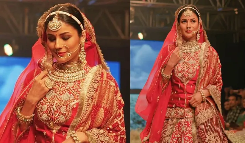 Shehnaaz Kaur Gill turns into a bride, walks the ramp on the song of Sidhu Moosewala!