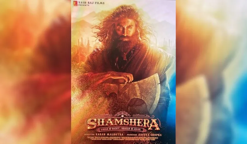 Ranbir Kapoor's first look from "Shamshera" is out now