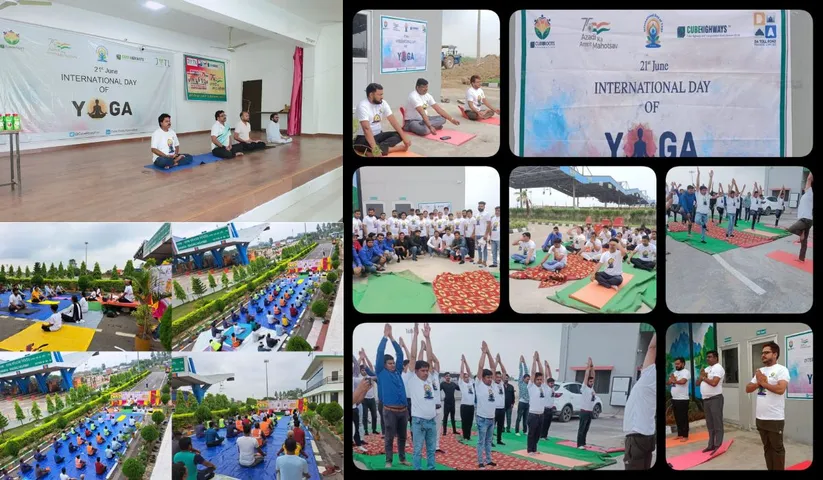 Cube Roots Foundation organizes Yoga sessions at 10 locations on the International Yoga Day