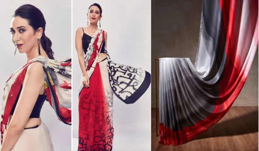 Karisma Kapoor aces the fluid saree look and stole hearts with her charisma!