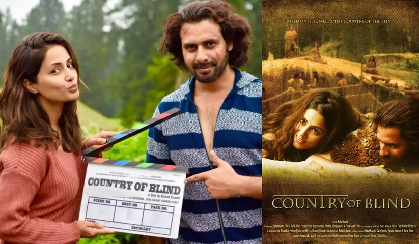 Hina Khan starrer Country of Blind lead co- star Shoib Nikash Shah receives the ‘Best Actor’ award for Country of Blind at the first-ever DESIblitz Film Fusion Festival 2022