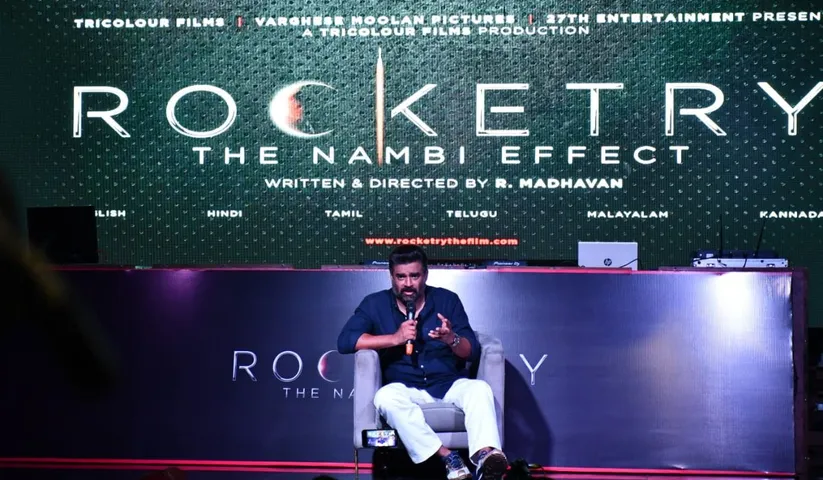 Actor turned Director R. Madhavan arrives in Delhi for Rocketry Movie Promotions... By Shailesh Giri