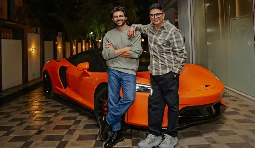 Bhushan Kumar Gifted A Limited edition Sports car to Kartik Aaryan