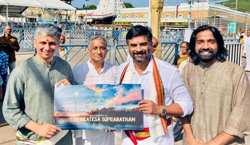 R Madhavan’s Rocketry: The Nambi Effect gets an auspicious start; launches the making video of its much-awaited music album at Sri Venkateswara Temple, Tirupati