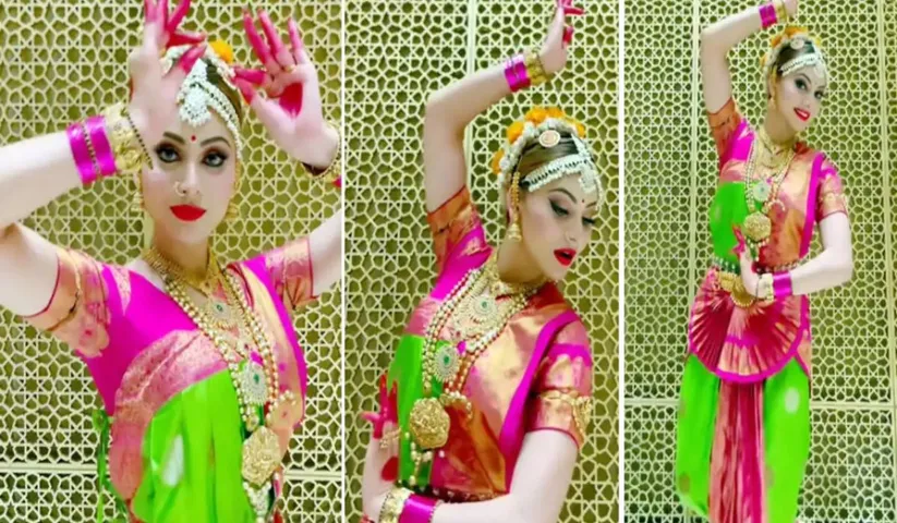Urvashi Rautela’s iconic Bharatanatyam performance at Umang Awards 2022 sets the stage on fire with Bhool Bhulaiyaa 2 mere Dholna song