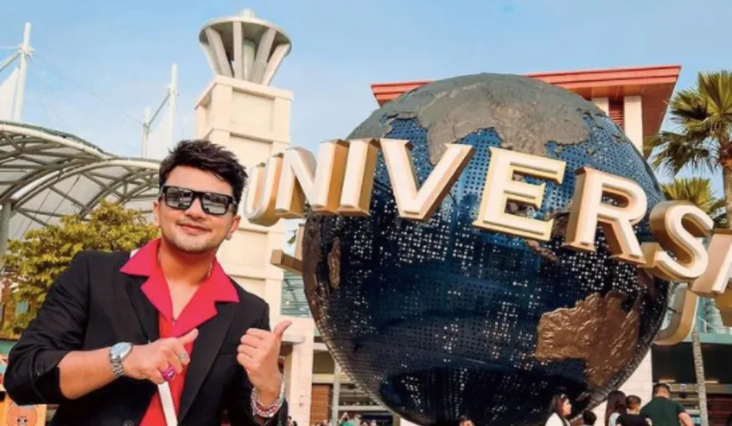 Awez Darbar spotted at Jurassic World Dominion’s international premiere in Singapore