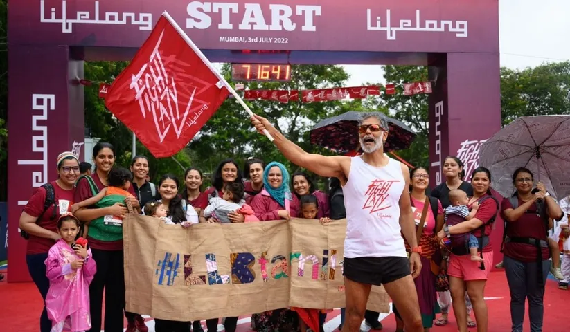 Super Model and fitness icon Milind Soman Flags off India's first 5 km Lifelong Fight Lazy Run with an aim to bring the‘Fight’ to everyone’s doorstep