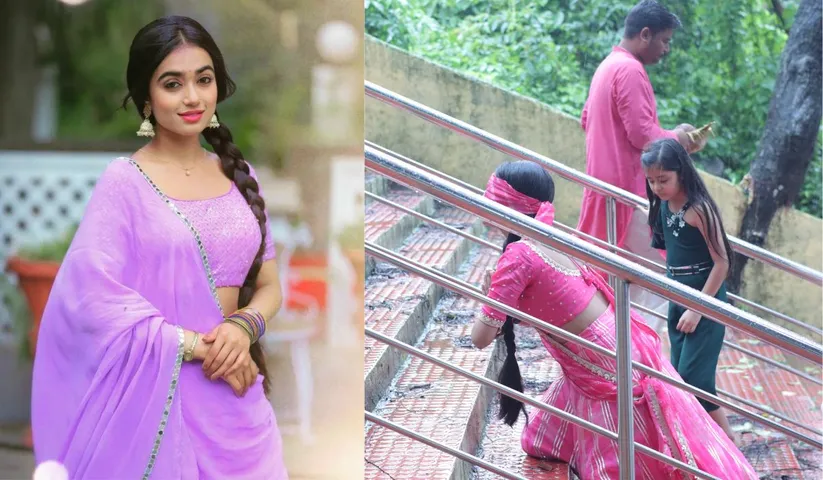 Here is how Neeharika Roy braved heavy rain while shooting for a high-octane rock-climbing sequence for Pyaar Ka Pehla Naam Radha Mohan