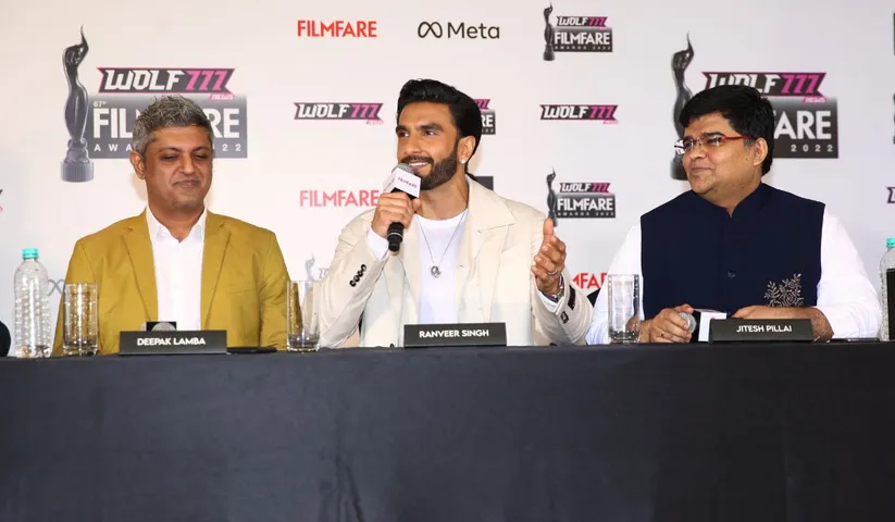 Superstar Ranveer Singh to host Filmfare Awards, Bollywood's most extravagant night, LIVE! At Jio World Convention Centre, Mumbai on August 30