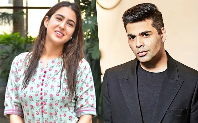 Sara Ali Khan is angry with Karan Johar Due to this reason!