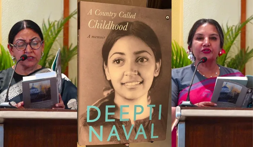 Launch of Book A Country Called Childhood A Memoir By Deepti Naval With Shabana Azami and Many Celebs