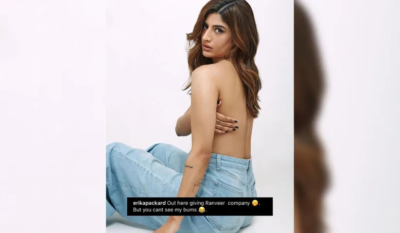 Khatron Ke Khiladi 12 Fame Erika Packard sets the internet on fire with her bold picture; says “Out here giving Ranveer company”