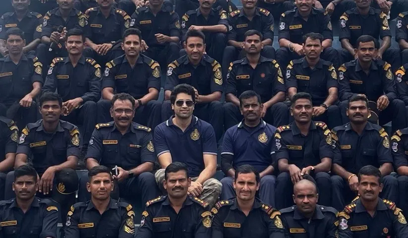 Adivi Sesh meets with the OCTOPUS Special Force!