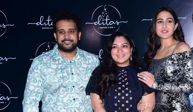 Sara Ali Khan celebrates her Birthday at night spot Ditas in Mumbai
