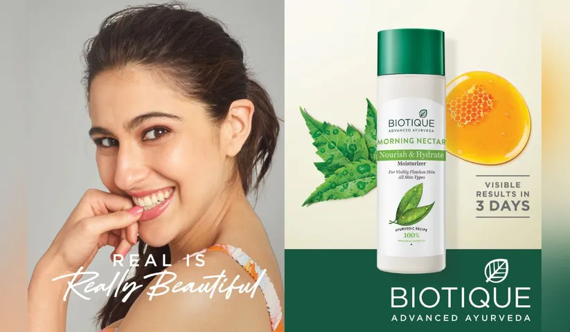 Sara Ali Khan is brand ambassador for Biotique campaign ‘Real is really beautiful’s facial skincare range