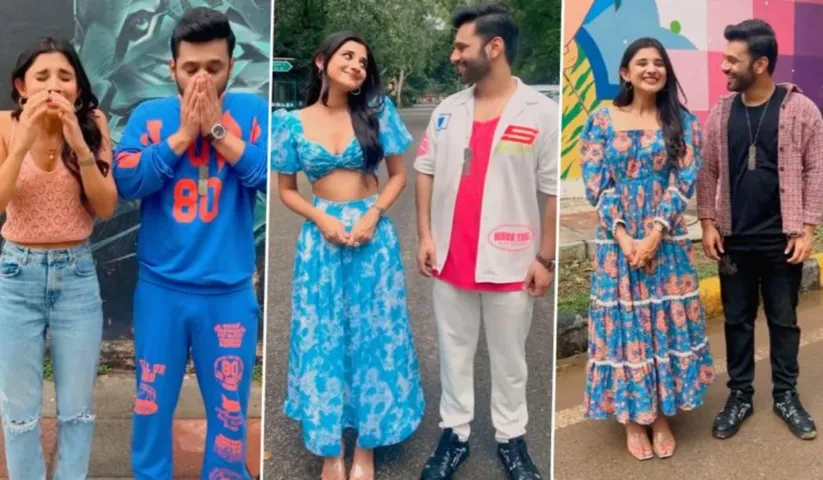 Rahul Vaidya collaborates with Kanika Mann for his upcoming music video; shares an adorable video on Instagram