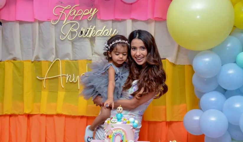 Pranitaa Pandit celebrates her daughter Anysha’s second birthday in Goa: We had a little party for her play school friends, they all had so much fun