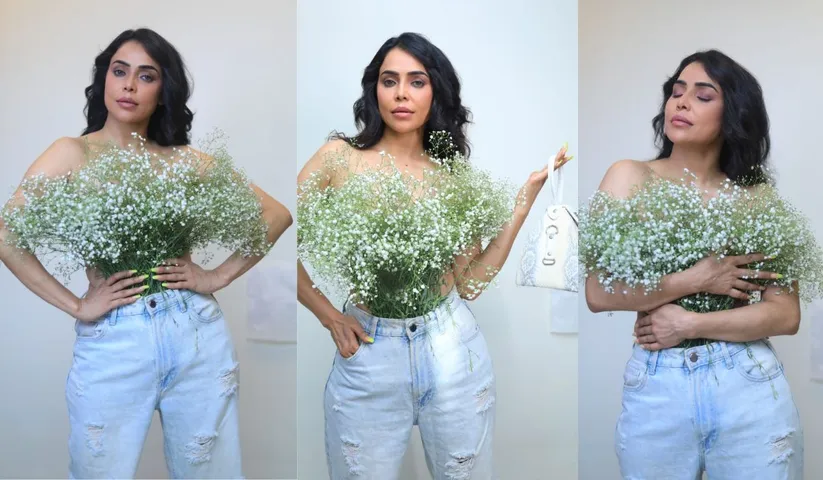 Nikita Rawal covered her body with flowers, crossed all limits of boldness – see photos