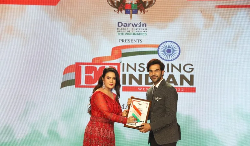 Rajkummar Rao wins Pathbreaking Actor of The Year at the ET Inspiring Indian 2022 held in Mumbai