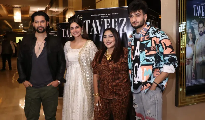 Aftab Shivdasani, Ayesha Khan & Singer Afsana Khan's music video "Taveez" launched by BCC Music Factory