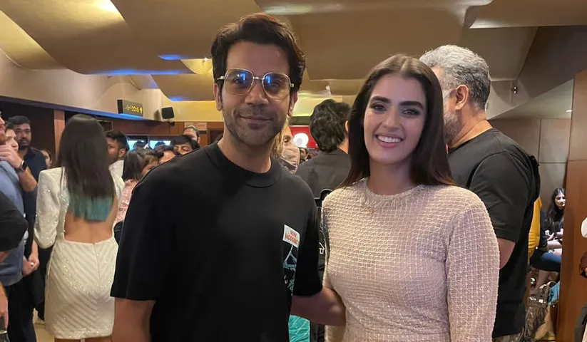 Raj Kumar Rao appreciates actress Kavya Thapar for her stellar performance of Sysha in Middle Class Love