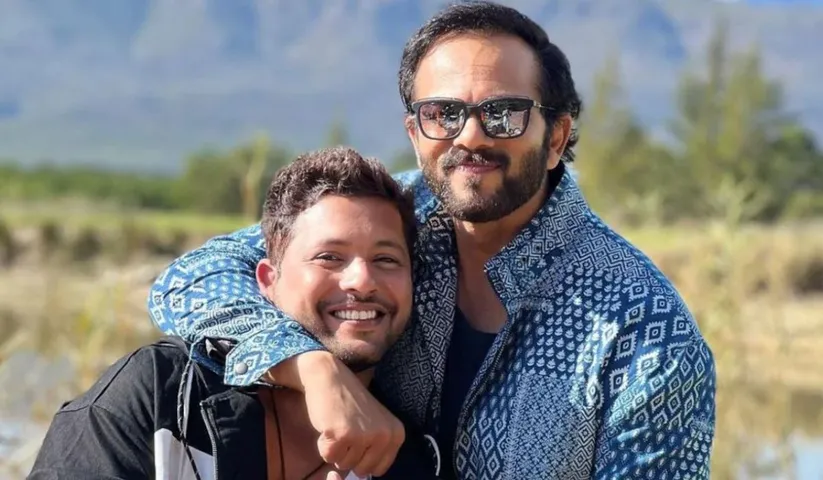 Nishant Bhat gets applauded by host Rohit Shetty for performing the daring stunt in Khatron ke Khiladi 12