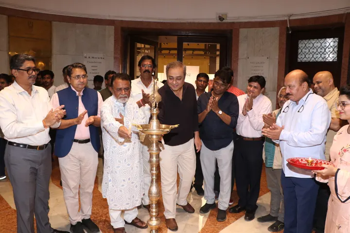 Actor Sachin Khedekar and  Krishna Prakash (2)