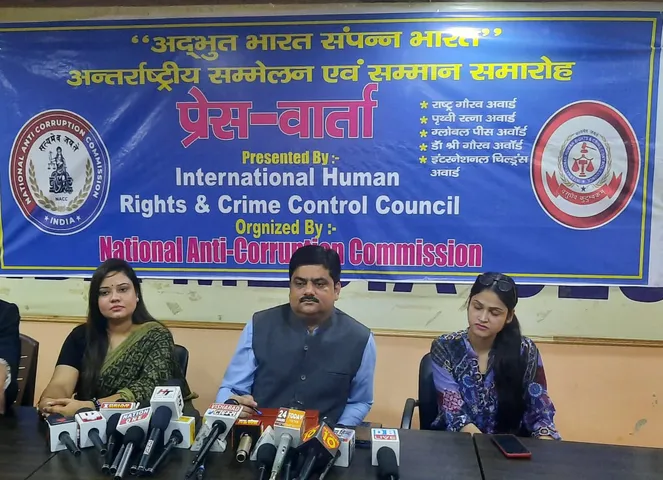 Press conference held at Noida Press Club (1)