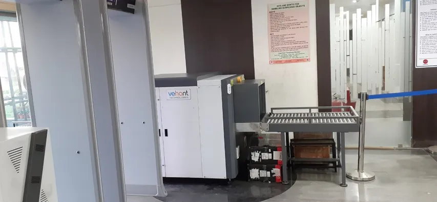 Advanced X-ray baggage scanning machine installed at Indian Oil Corporation (IOCL) in Haryana & Delhi