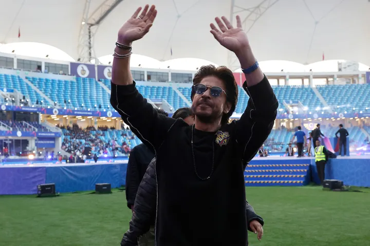 Bollywood superstar and co-owner of the Abu Dhabi Knight Riders Shah Rukh Khan was tonight joined on stage by dignitaries of the Emirates Cricket Board and DP World International League T20 at the DP World ILT20 opening ceremony hosted at the Dubai International Stadium on Friday, 13 January 2023. 