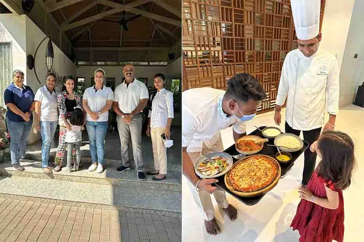 <strong>Little Inaaya’s heartfelt gesture for the friendly staff at Baale Resort Goa</strong>