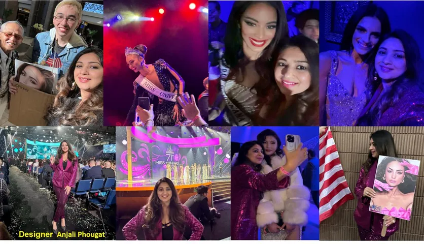 <strong>Fashion designer Anjali Phougat designs shined on Miss Universe stage</strong>