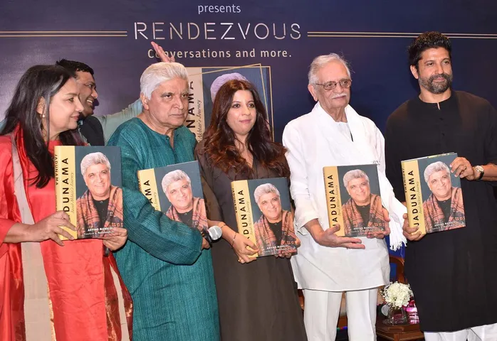 BOOK LAUNCH OF JAADUNAMA BY ARVIND MANDLOI IN TRIBUTE TO HIS LIFE WITH JAVED AKHTAR,SHABANA AZMI,FARHAN,TABU,DIA MIRZA,DIVYA DUTTA & MANY MORE