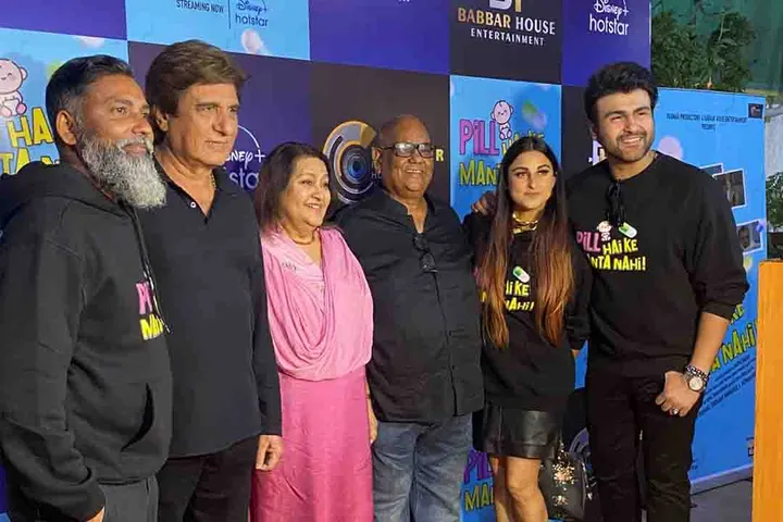 Aarya Babbar and Babbar House Entertainment host a success screening for his directorial debut short film, "Pill Hai Ke Manta Nahi," streaming now on Disney + Hotstar.